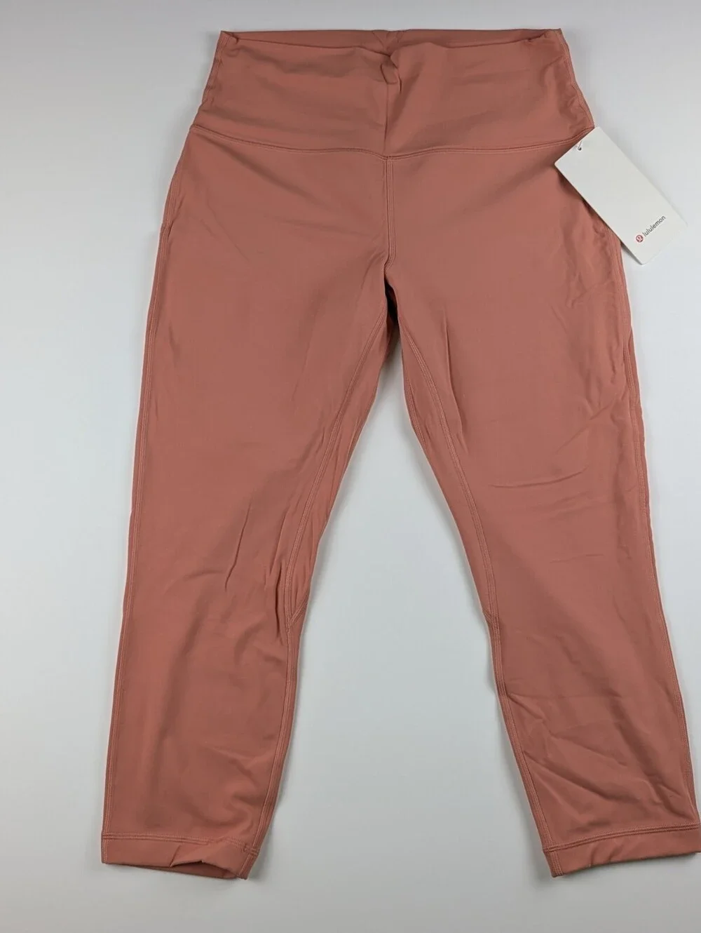 NWT Lululemon Align HR Crop 23 Pink Savanna Size 12 Pilates Princess Balletcore